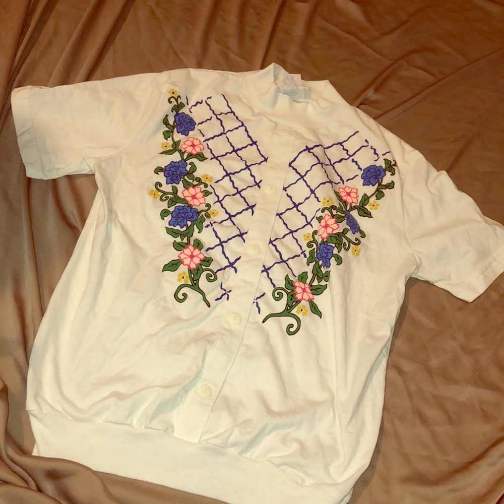 Cute Adrian Delafield Vintage Top For Haband